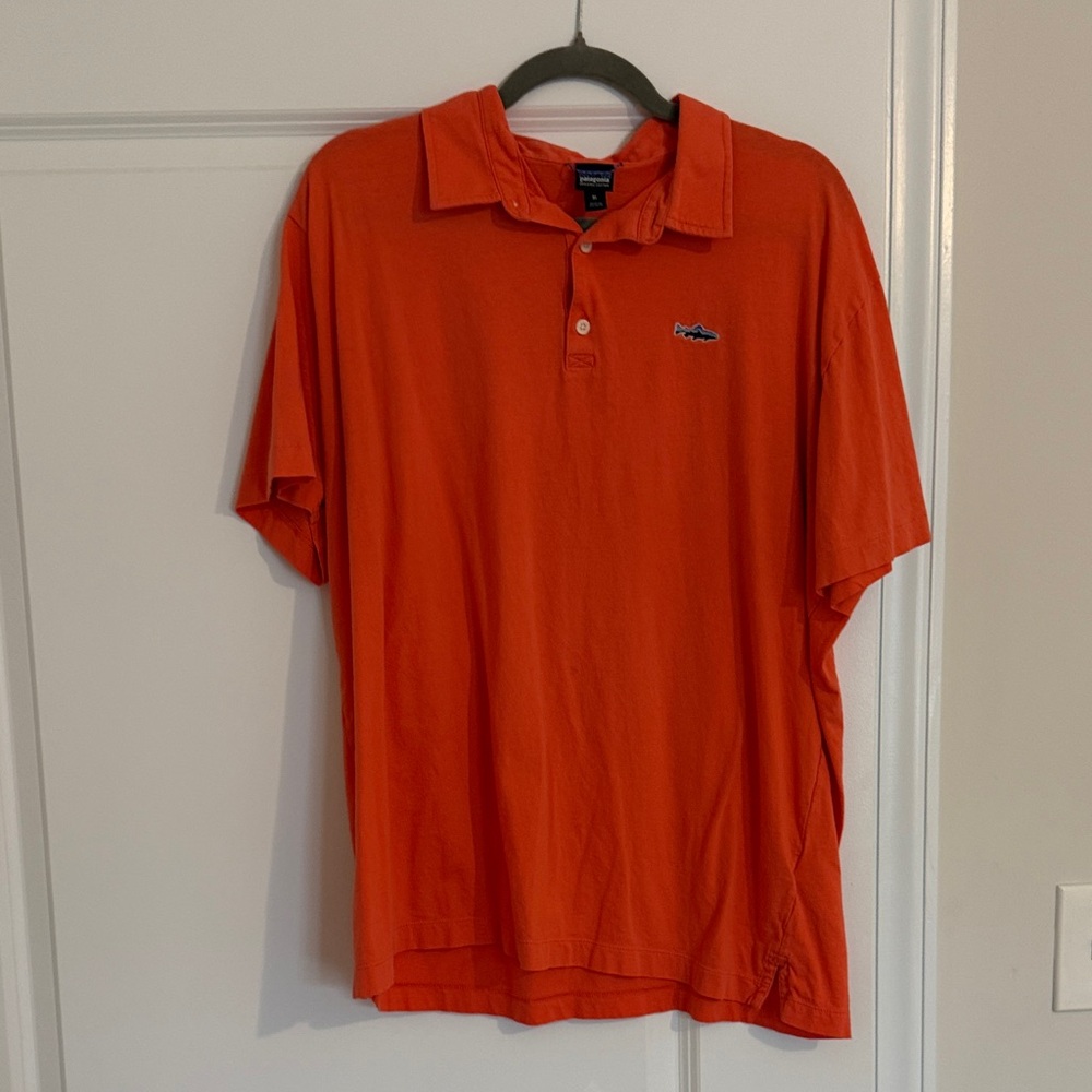 Patagonia Men's Bright Orange Polo
